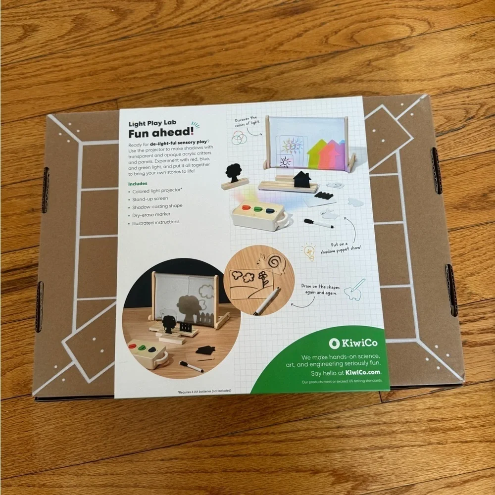 NWT Kiwico Light Play Lab Interactive Learning Toy Light Shadow Kids Boys Girls